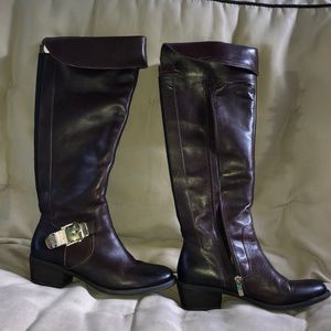 Winter leather boots
